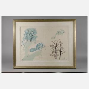 Salvador Dali, attr., Winter aus ”Les Saisons”