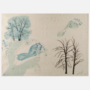 Salvador Dali, attr., Winter aus ”Les Saisons”