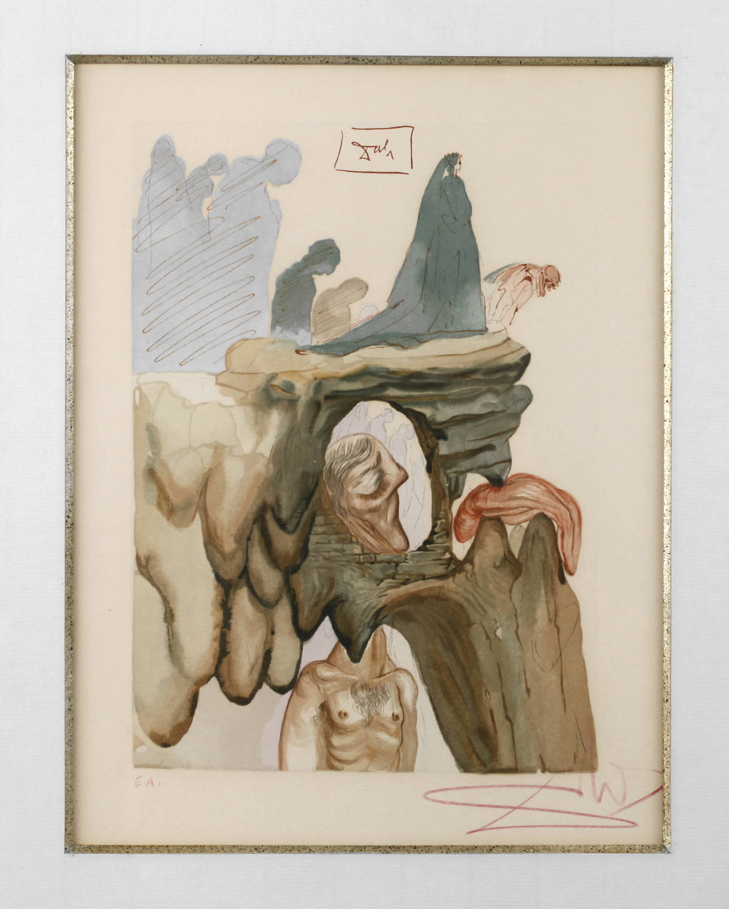 nach Salvador Dali, ”Gebirge der Menschen”