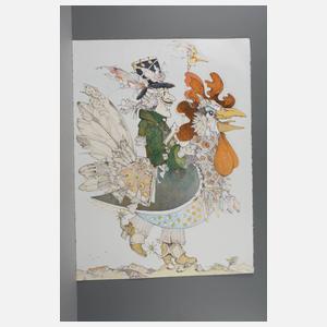 Simon Dittrich, Aufgeputzt wie ein Hahn