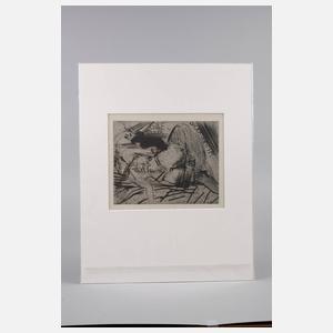 Prof. Sighard Gille, Liegender Akt