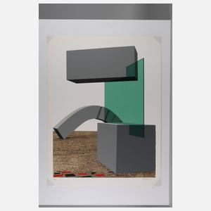 Menashe Kadishman, Geometrische Komposition