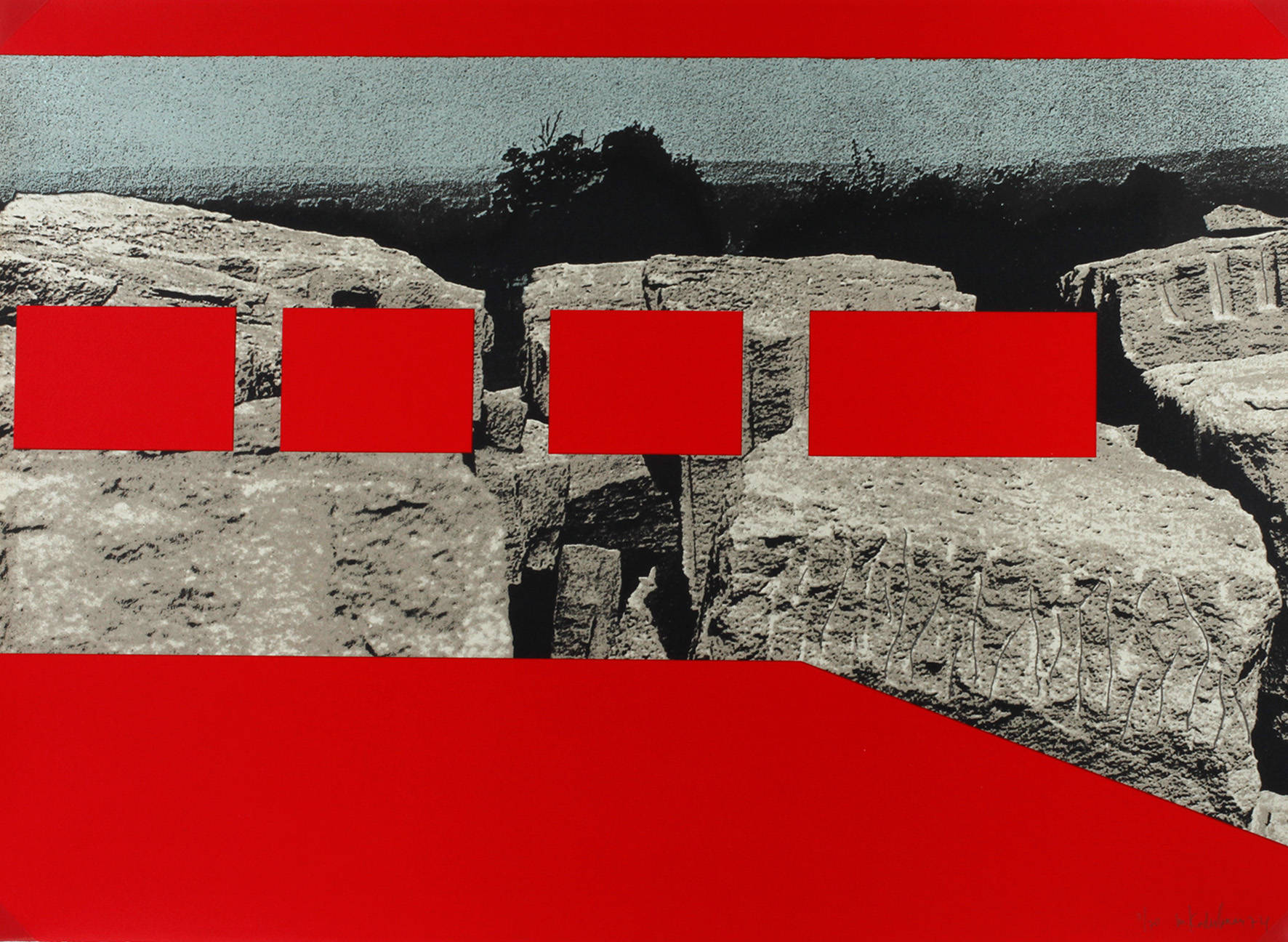 Menashe Kadishman, Mauerfragment