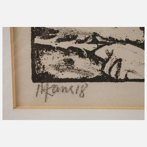 Prof. Max Kaus, ”Ein Wintermorgen”