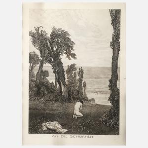 Prof. Max Klinger, ”An die Schönheit”