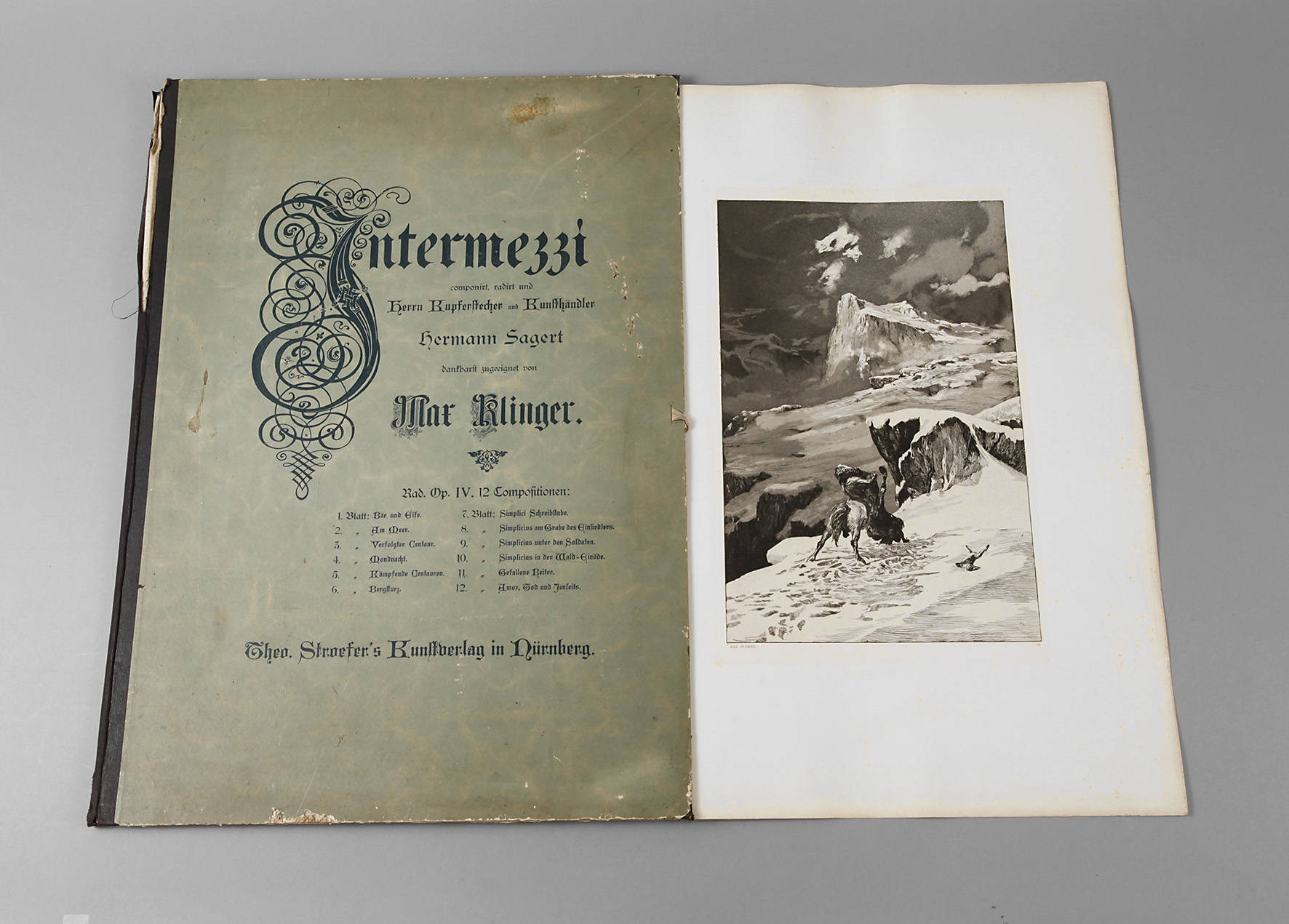 Prof. Max Klinger, ”Intermezzi Opus IV”