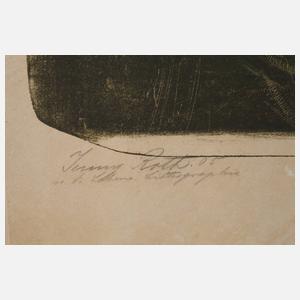 Jenny Maron-Roth, Junge Frau bei der  Morgentoilette