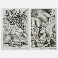 Hermann Naumann, Paar erotische Grafiken111