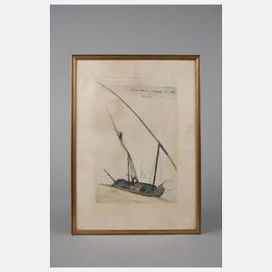 Prof. Emil Orlik, ”Feluke am Nil”