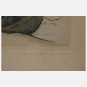 Prof. Emil Orlik, ”Feluke am Nil”