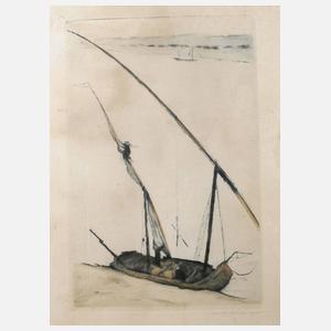 Prof. Emil Orlik, ”Feluke am Nil”