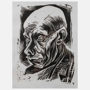 Prof. Wilhelm Rudolph, ”Arbeiterkopf”