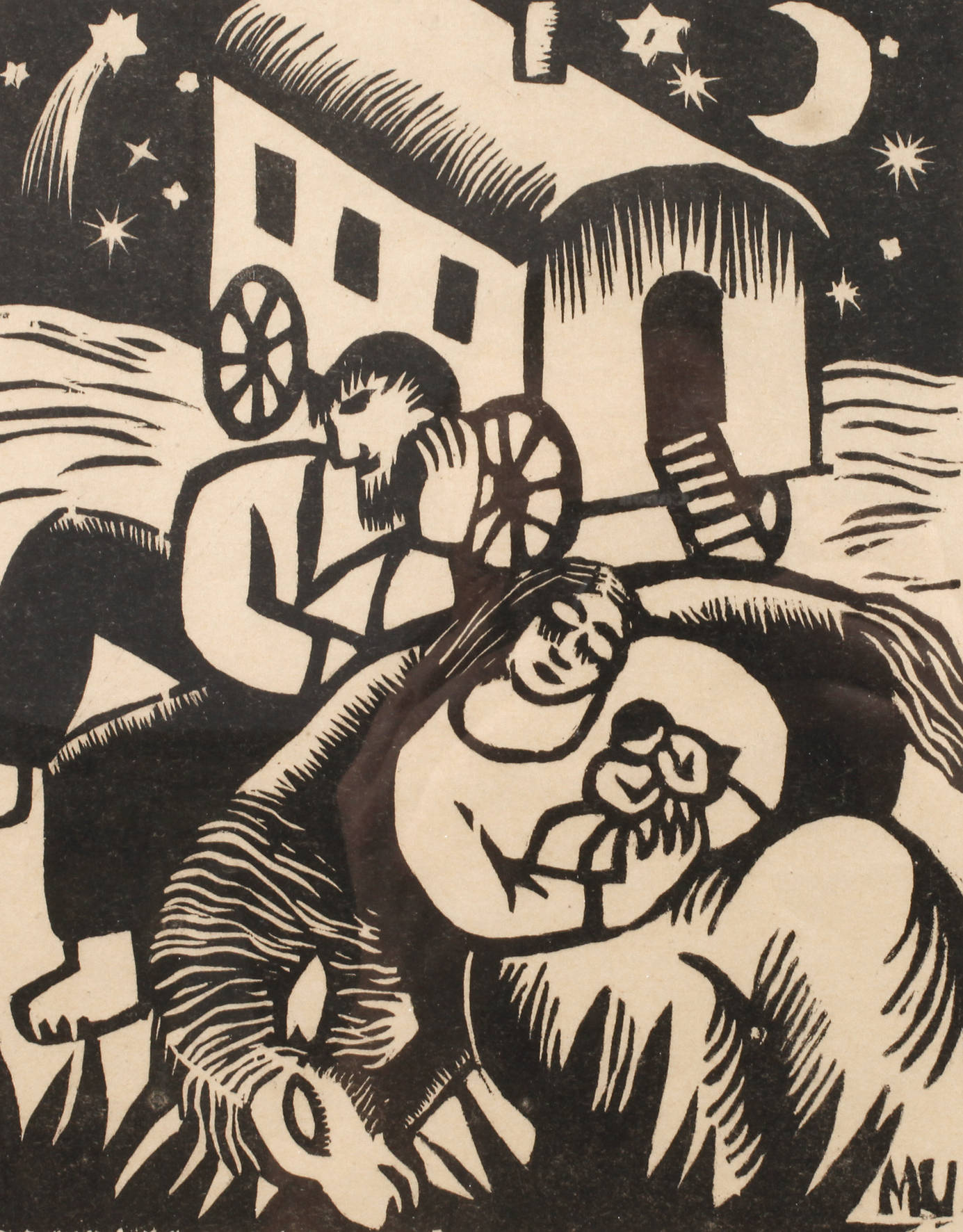 Maria Uhden, ”Ruhende Zigeuner”