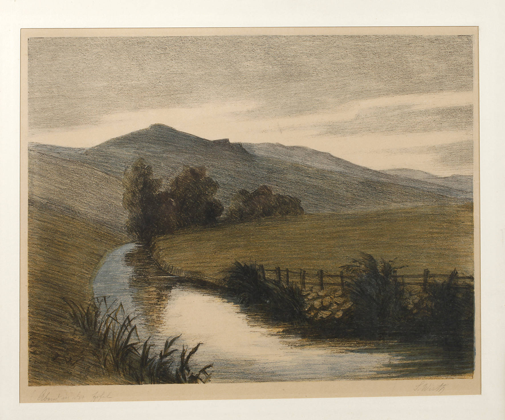 S. Wirth, ”Abend in der Eifel”