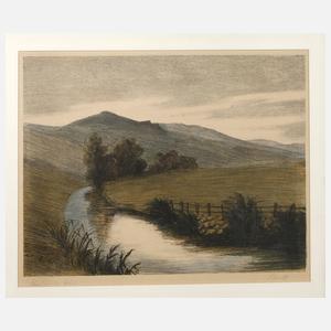 S. Wirth, ”Abend in der Eifel”