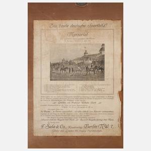 Prof. Wilhelm Barth, ”Ein Renntag in Karlshorst im Jahre 1914”