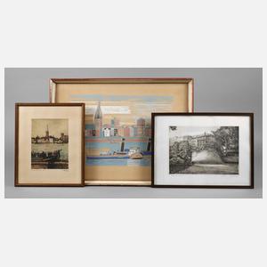 Konvolut Ansichten Düsseldorf