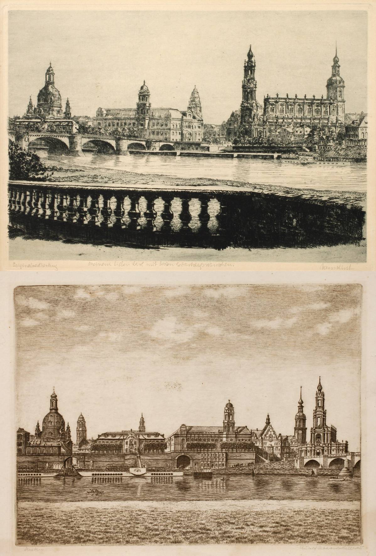 Paar Dresdenansichten