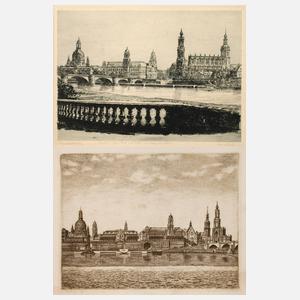 Paar Dresdenansichten