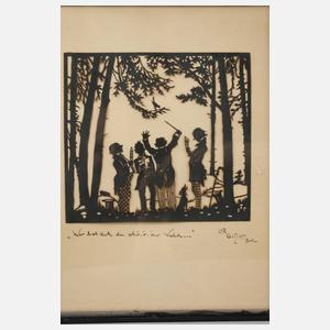 Konvolut Scherenschnitte