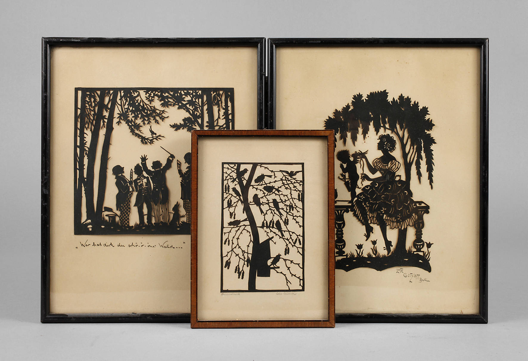 Konvolut Scherenschnitte