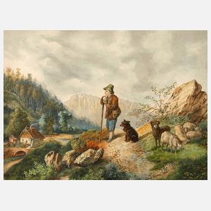 Hedwig Haustein, Schäfer im Gebirge