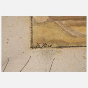 Prof. Troels Lund, ”Grindelwald mit Wetterhorn”