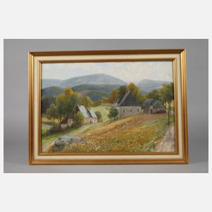 Albert Mühlig, ”Burkhardtsgrün mit dem Auersberg”