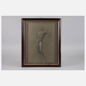 Stehender männlicher Akt