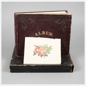 Album mit Entwürfe für Porzellanmalerei