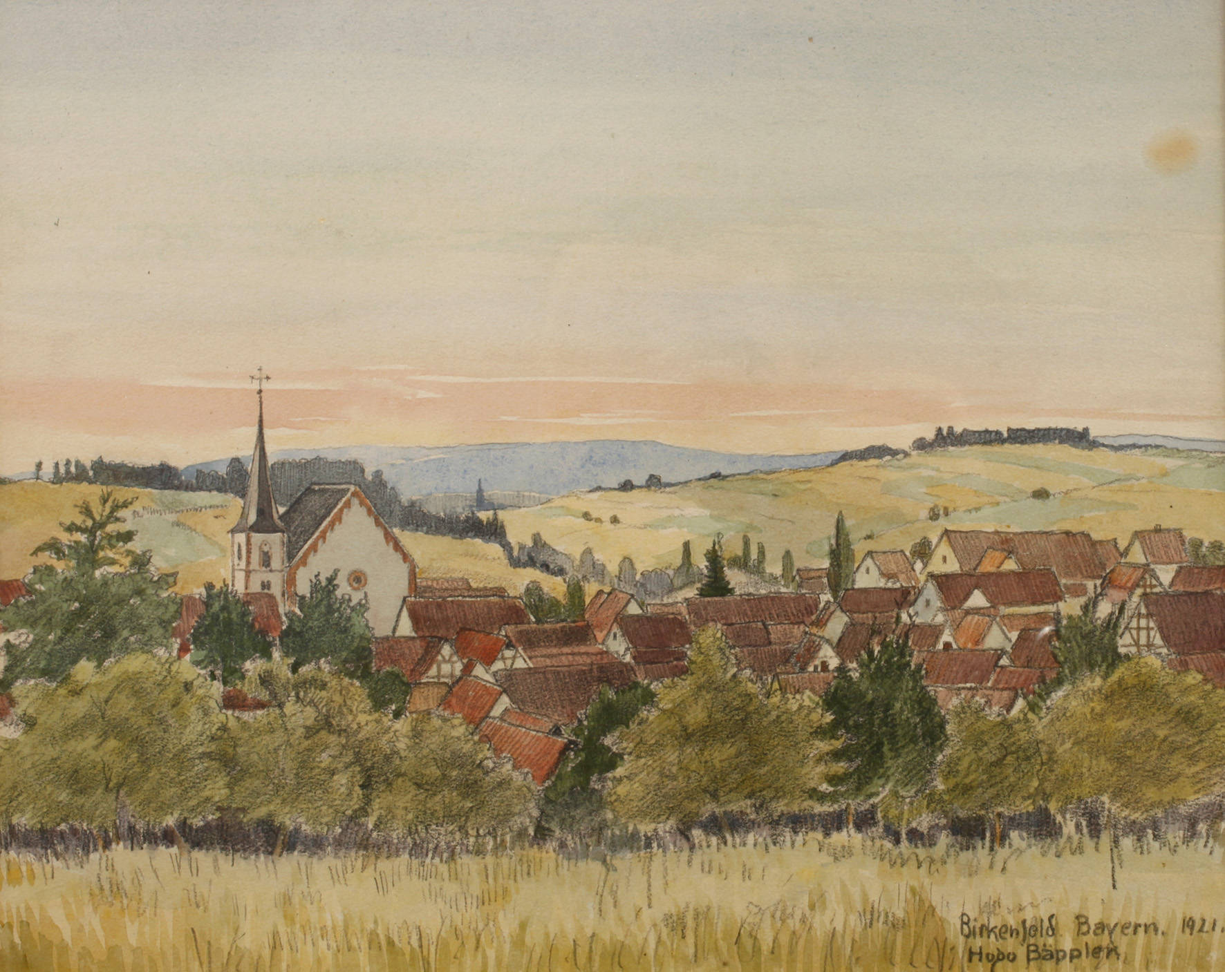 Prof. Hugo Bäppler, Ansicht Birkenfeld in Bayern