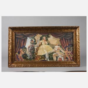 H. Bayerlein, Szene aus Comedia del Arte