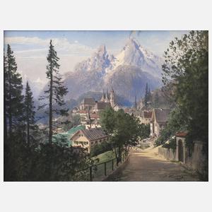 Johann Hering, Ansicht von Berchtesgaden