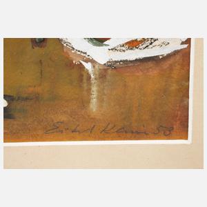 Eitel Klein, Stillleben mit Rhododendron