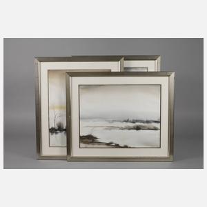 Gerald Kriedner, Konvolut Landschaftsdarstellungen