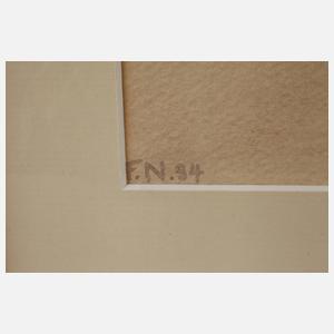 Fritz Neuenhahn, ”Kirchenruine von Hoff in Pommern”