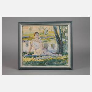 Fritz Neuenhahn, Ruhende am See