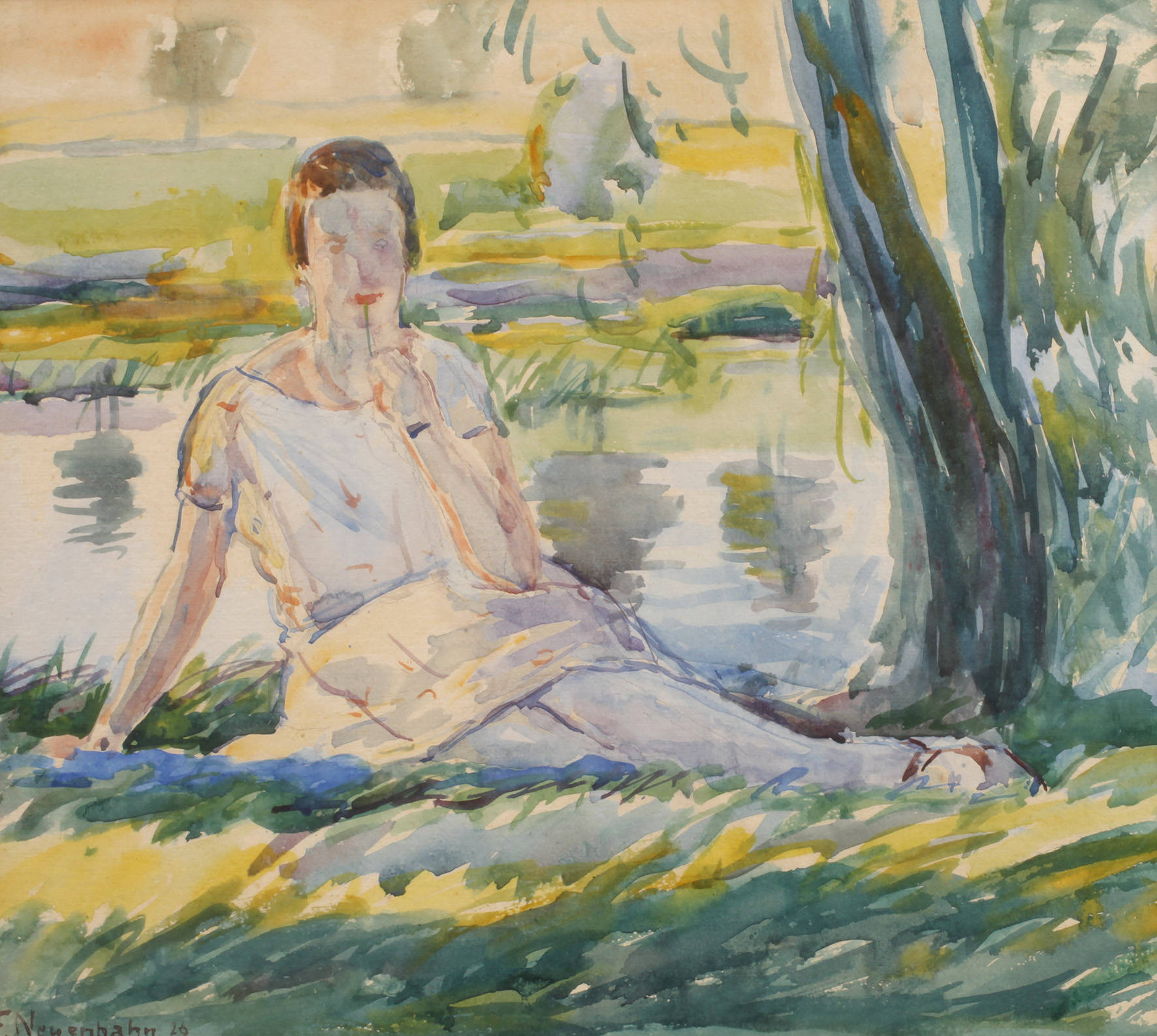 Fritz Neuenhahn, Ruhende am See