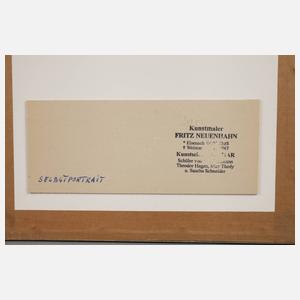 Fritz Neuenhahn, Selbstportrait