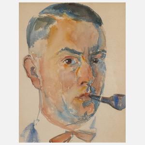 Fritz Neuenhahn, Selbstportrait