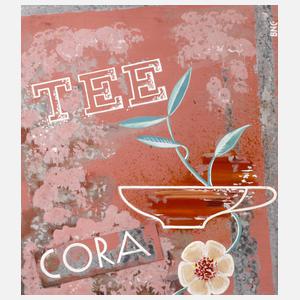 Bernhard Nowak-Cavon, Plakatentwurf ”Cora-Tee”