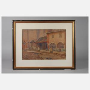 Jerzy Rupniewsky, An der Kirchenmauer