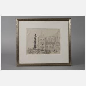 Arthur Schmidt, Ruine des Römer in Frankfurt a. M.