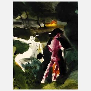 Prof. Peter Schnürpel, Figuren in Landschaft