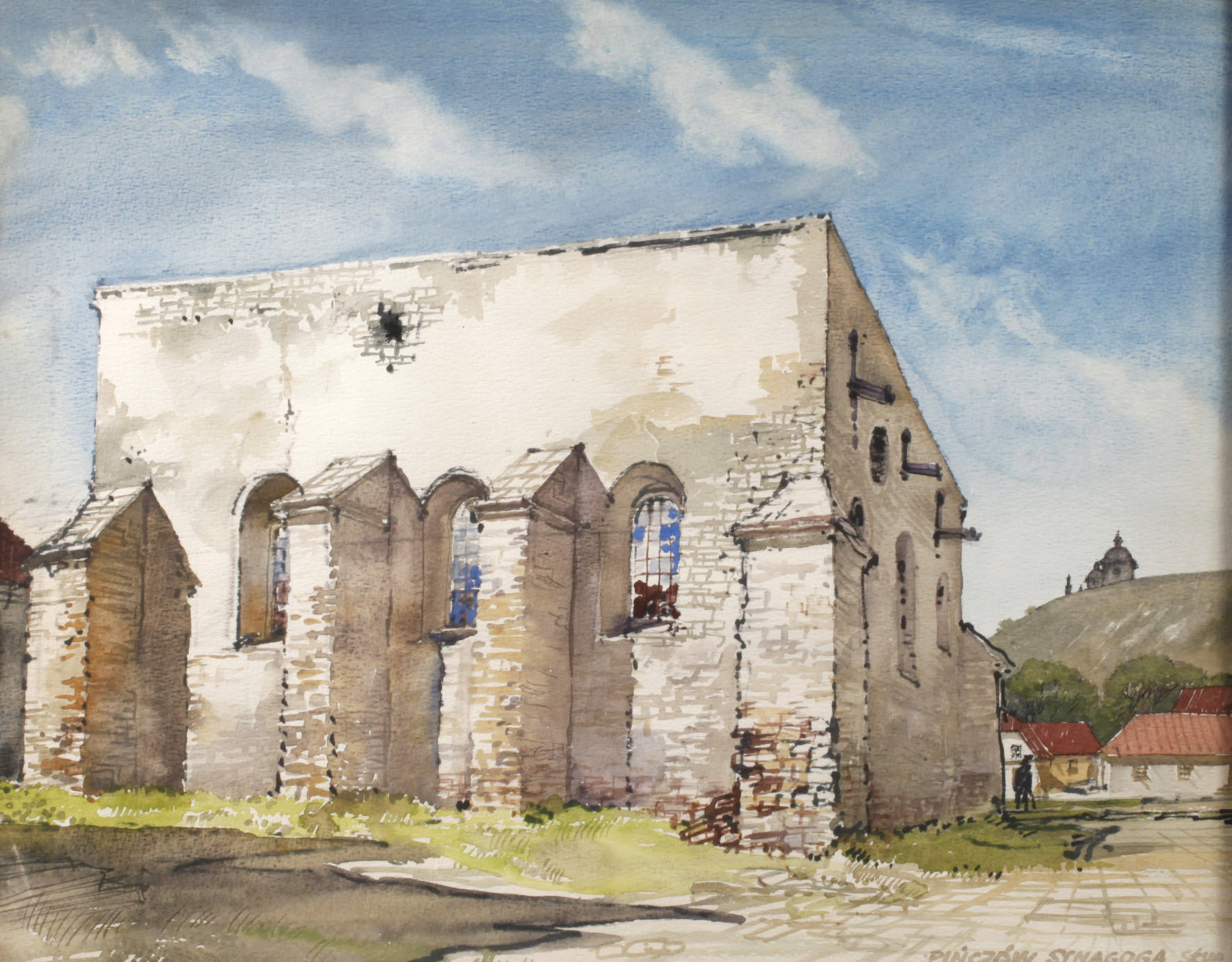 Ludomir Stupeczanski, Alte Synagoge in Pinczów