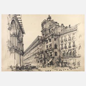 Ludomir Stupeczanski, Markusplatz in Venedig