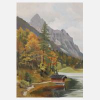 Adolf Wiesler, ”Bergsee im Karwendel”111