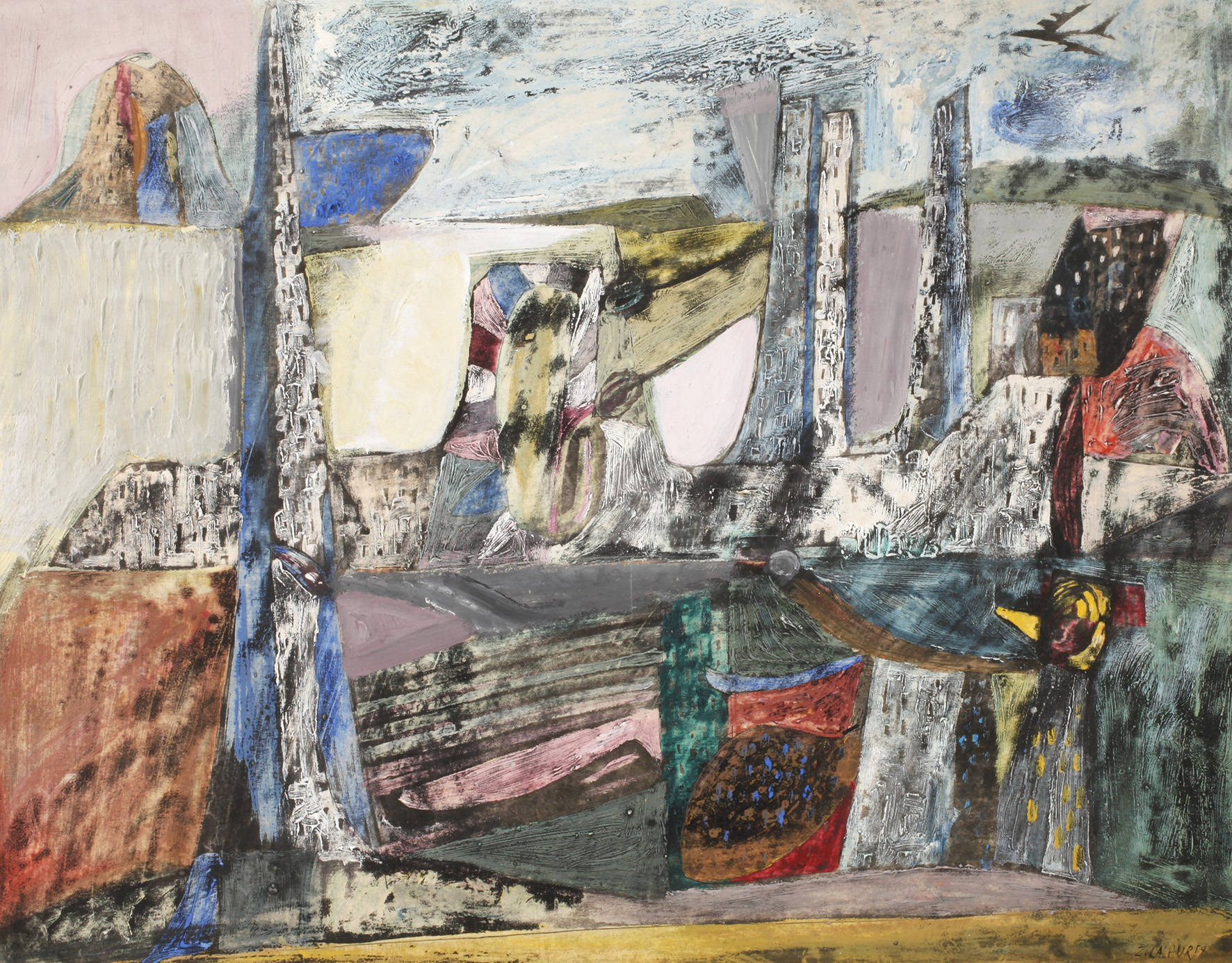 Zdzislaw Lachur, Abstrakte Komposition