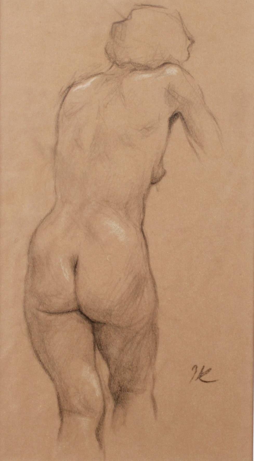 Weiblicher Rückenakt