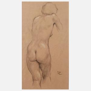 Weiblicher Rückenakt